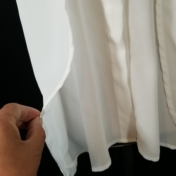 Philosophy Layered sleeveless button down top. M. - Picture 4 of 12
